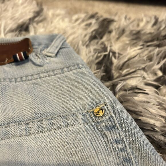 Vintage Y2K Phat FarmBlue Jean Shorts Jorts Grunge Skater Baggy Size 30 Mens - Picture 8 of 12